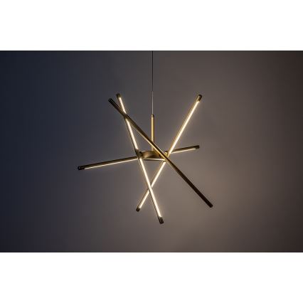 Rabalux - LED-kattokruunu johdossa LED/40W/230V 3000K kulta