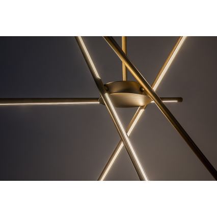 Rabalux - LED-kattokruunu johdossa LED/40W/230V 3000K kulta