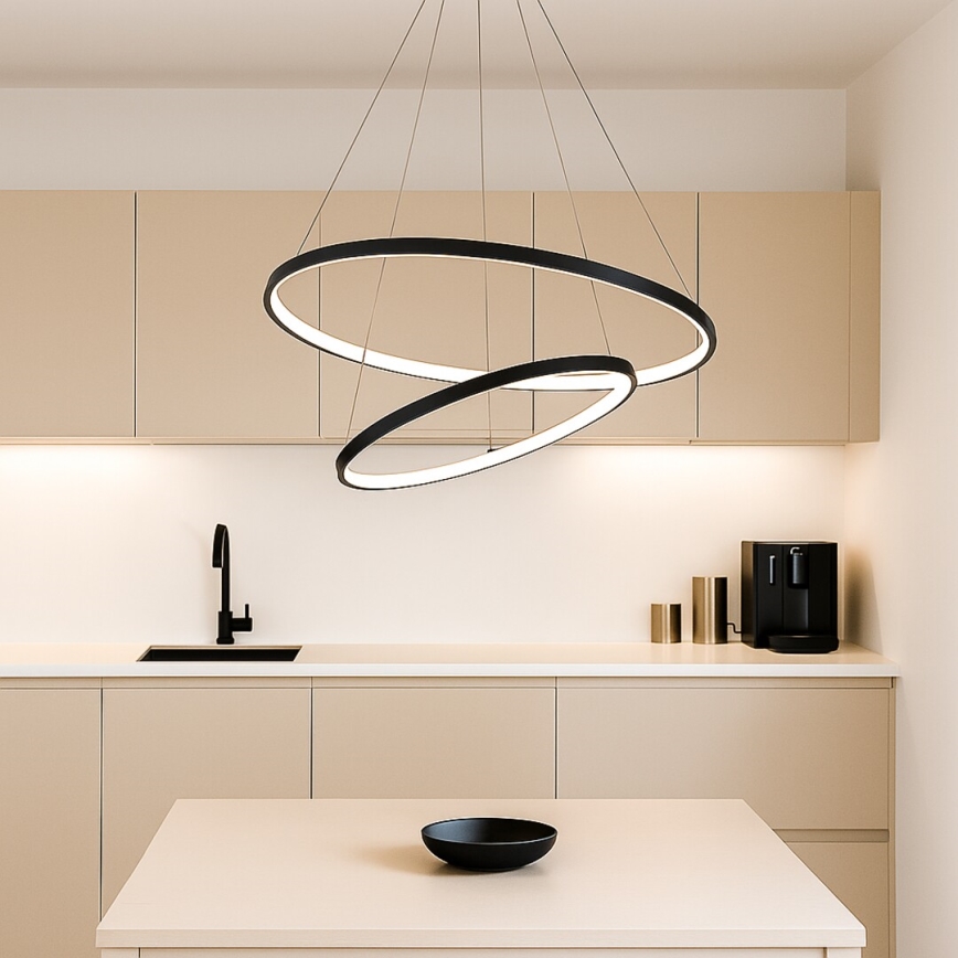 Rabalux - himmennettävä LED-riippuvalaisin vaijerilla LED/75W/230V 3000-6500K + kaukosäädin