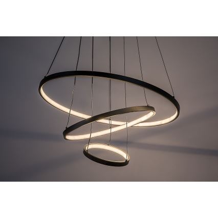 Rabalux - LED Himmennettävä riippuvalaisin kaapelilla LED/90W/230V 3000-6500K + kaukosäädin
