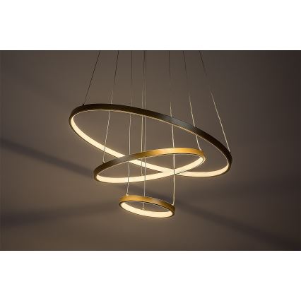 Rabalux - Himennettävä LED-riippuvalaisin vaijerilla LED/90W/230V 3000-6500K + kaukosäädin
