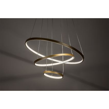 Rabalux - Himennettävä LED-riippuvalaisin vaijerilla LED/90W/230V 3000-6500K + kaukosäädin
