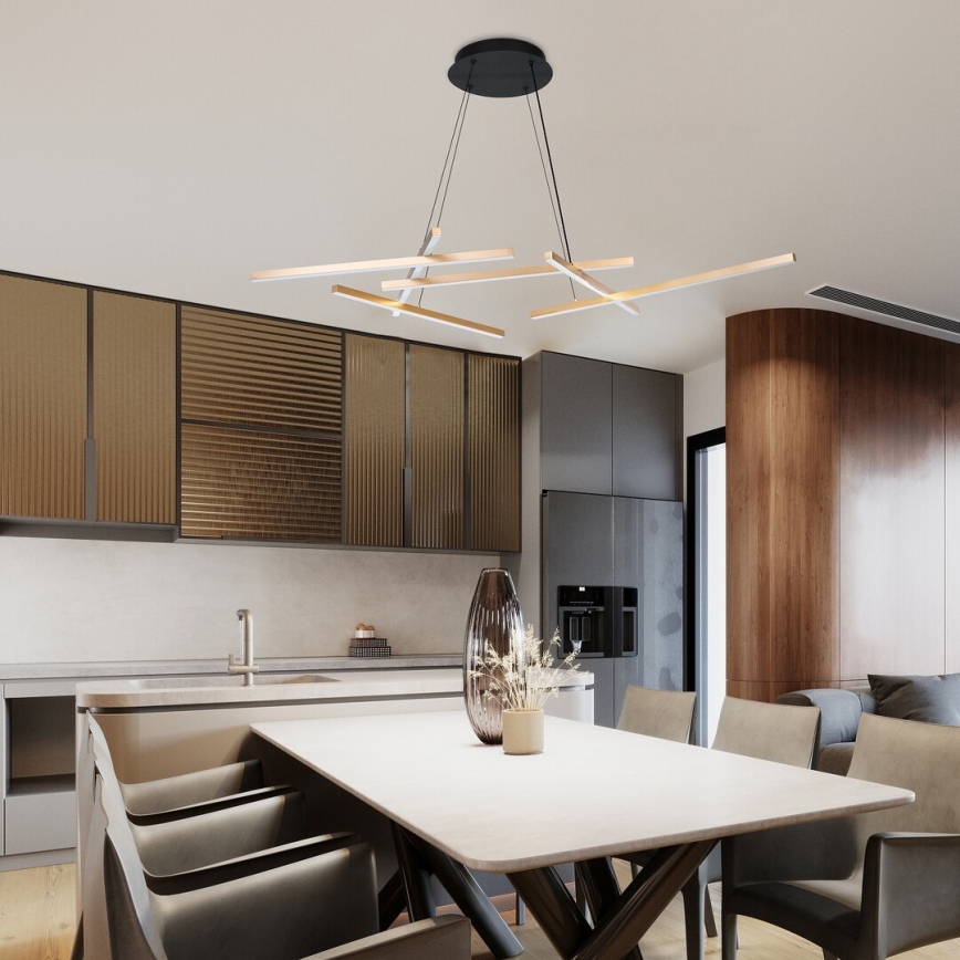 Rabalux - Himmennettävä LED-kattokruunu johdossa LED/40W/230V 3000-6500K + kauko-ohjaus