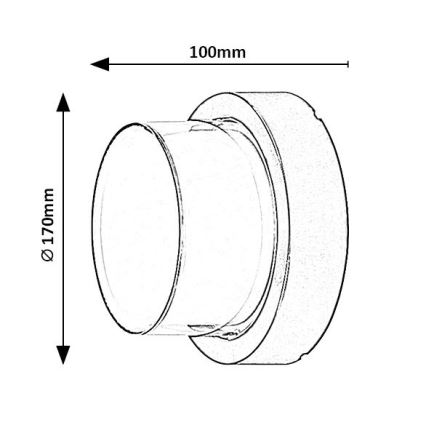 Rabalux - LED RGBW Ulkoseinävalaisin LED/10W/230V IP54 Wi-Fi Tuya