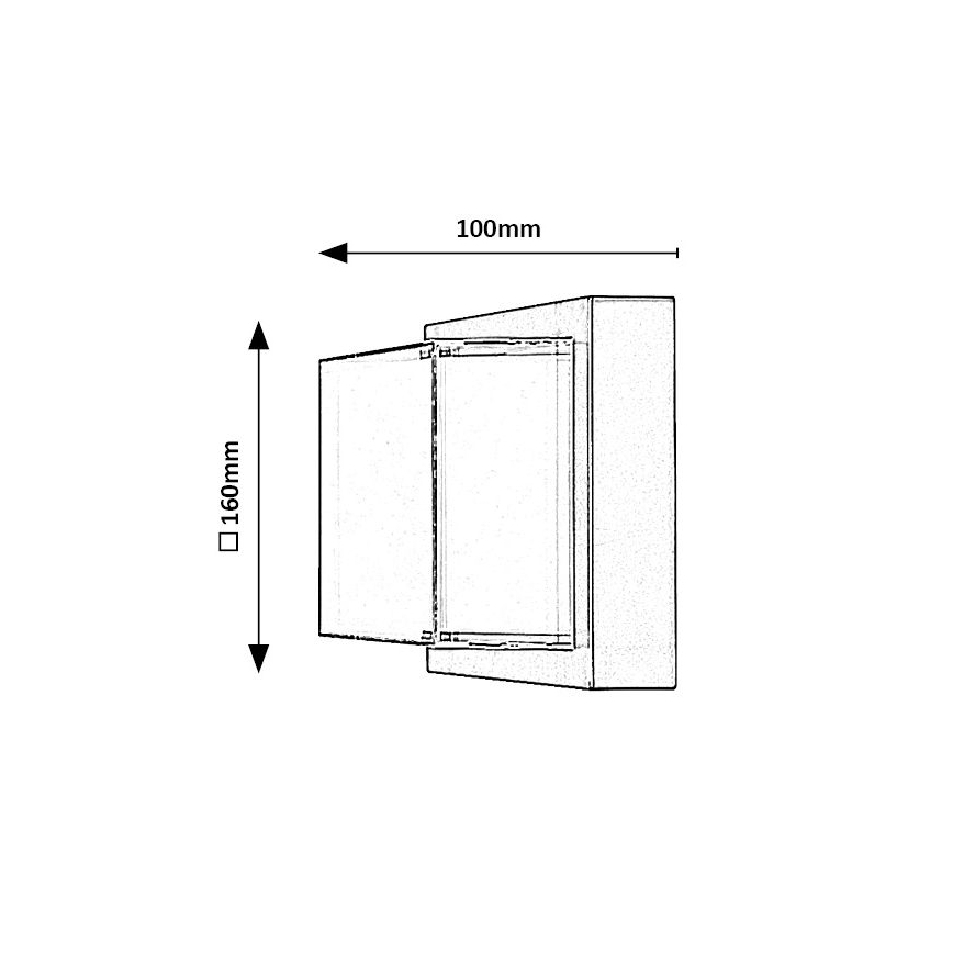 Rabalux - LED RGBW Ulkoseinävalaisin LED/10W/230V IP54 Wi-Fi Tuya