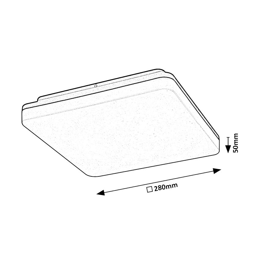 Rabalux - LED Kylpyhuoneen kattovalaisin LED/24W/230V IP54