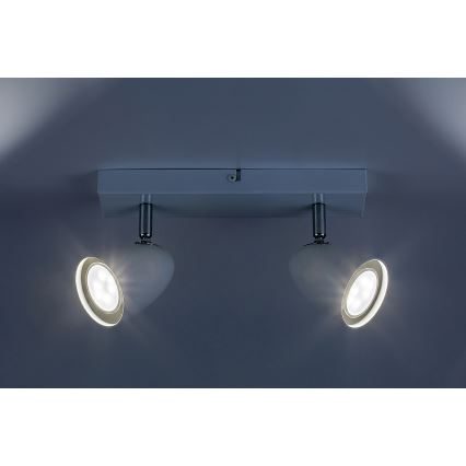 Rabalux - Kohdevalo 2xGU10/5W/230V valkoinen