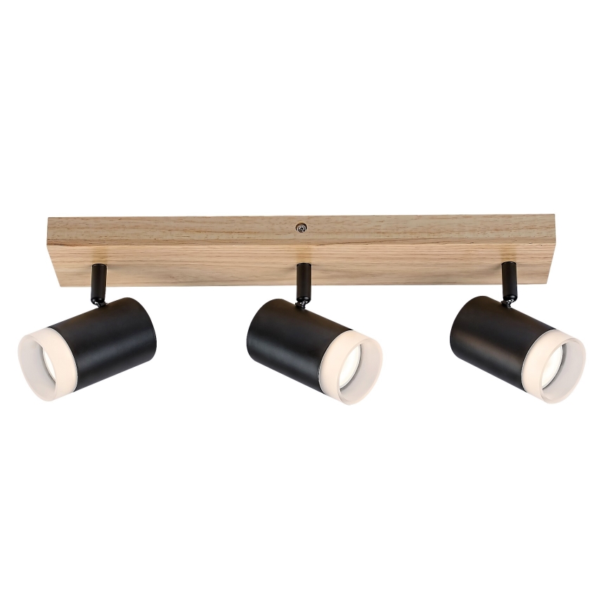 Rabalux - Katon kohdevalo 3xGU10/5W/230V tammi