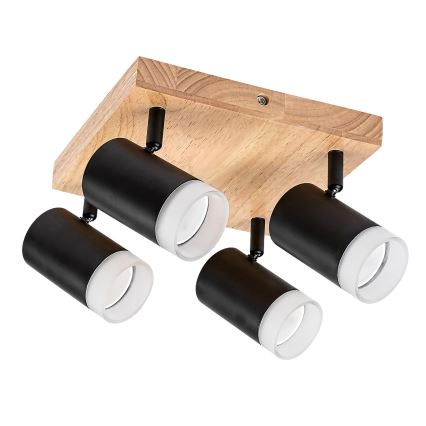 Rabalux - Katon kohdevalo 4xGU10/5W/230V tammi