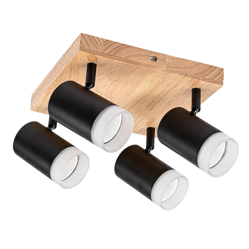Rabalux - Katon kohdevalo 4xGU10/5W/230V tammi