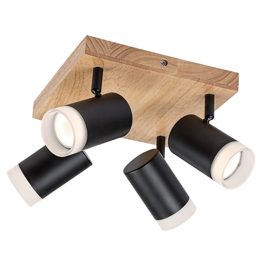 Rabalux - Katon kohdevalo 4xGU10/5W/230V tammi