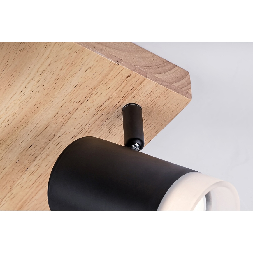Rabalux - Katon kohdevalo 4xGU10/5W/230V tammi