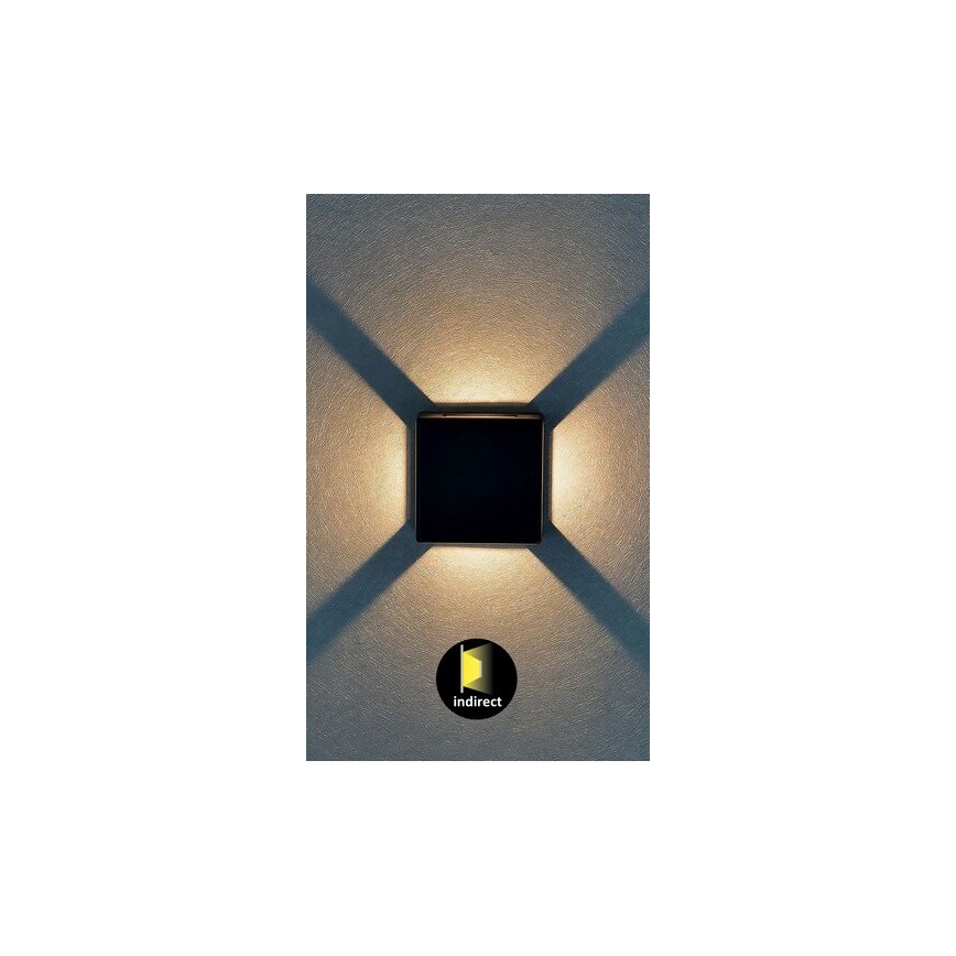 Rabalux - LED-ulkoseinävalo LED/6W/230V IP54 musta