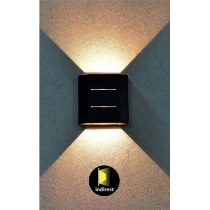 Rabalux - LED-ulkoseinävalo LED/6W/230V IP54 musta