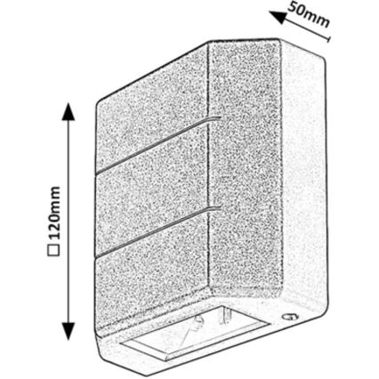 Rabalux - LED-ulkoseinävalo LED/6W/230V IP54 valkoinen