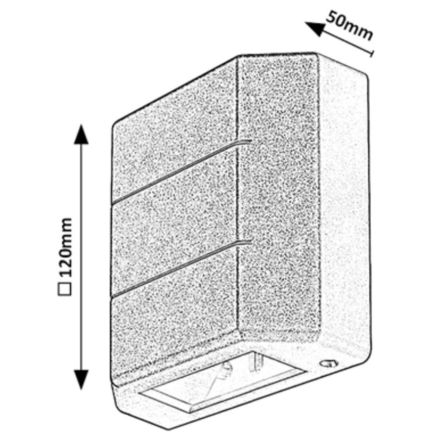 Rabalux - LED-ulkoseinävalo LED/6W/230V IP54 valkoinen