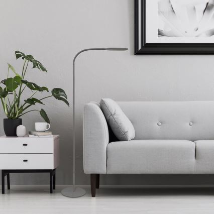 Rabalux - LED Himmennettävä touch lattialamppu LED/10W/230V 3000-6000K harmaa