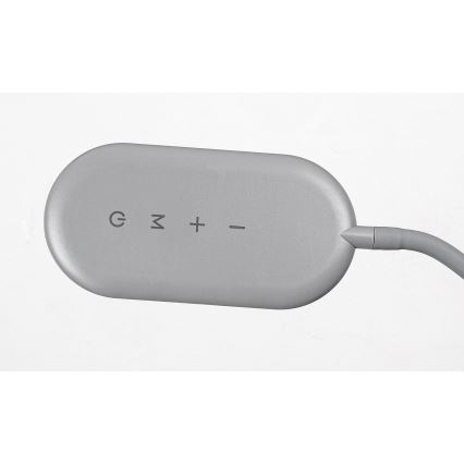 Rabalux - LED Himmennettävä touch lattialamppu LED/10W/230V 3000-6000K harmaa