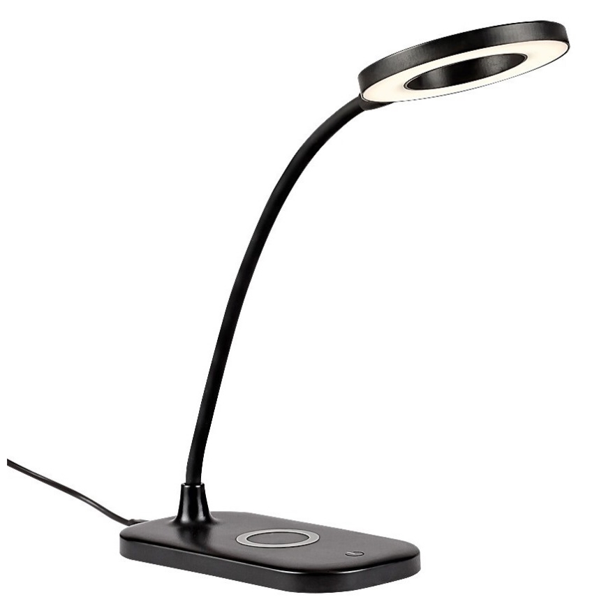 Rabalux - LED Himmennettävä kosketuspöytävalaisin langattomalla latauksella LED/5W/5V 2700-6000K musta