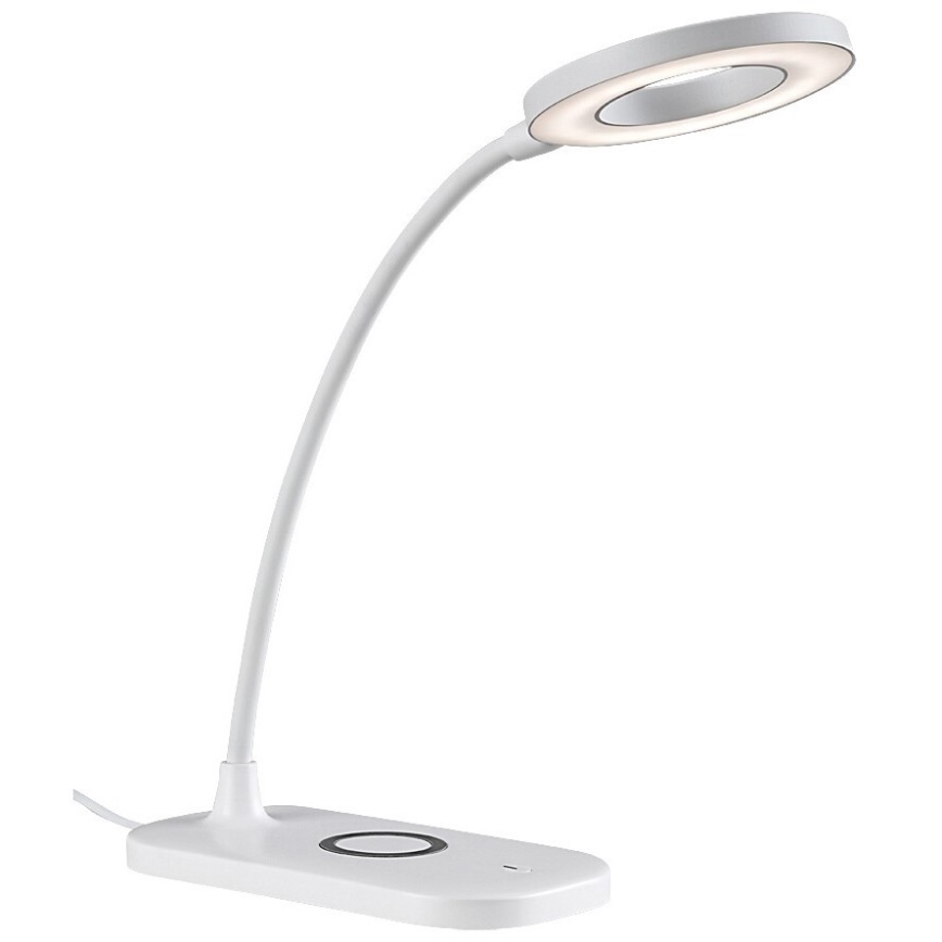 Rabalux - LED Himmennettävä kosketuspöytävalaisin langattomalla latauksella LED/5W/5V 2700-6000K valkoinen