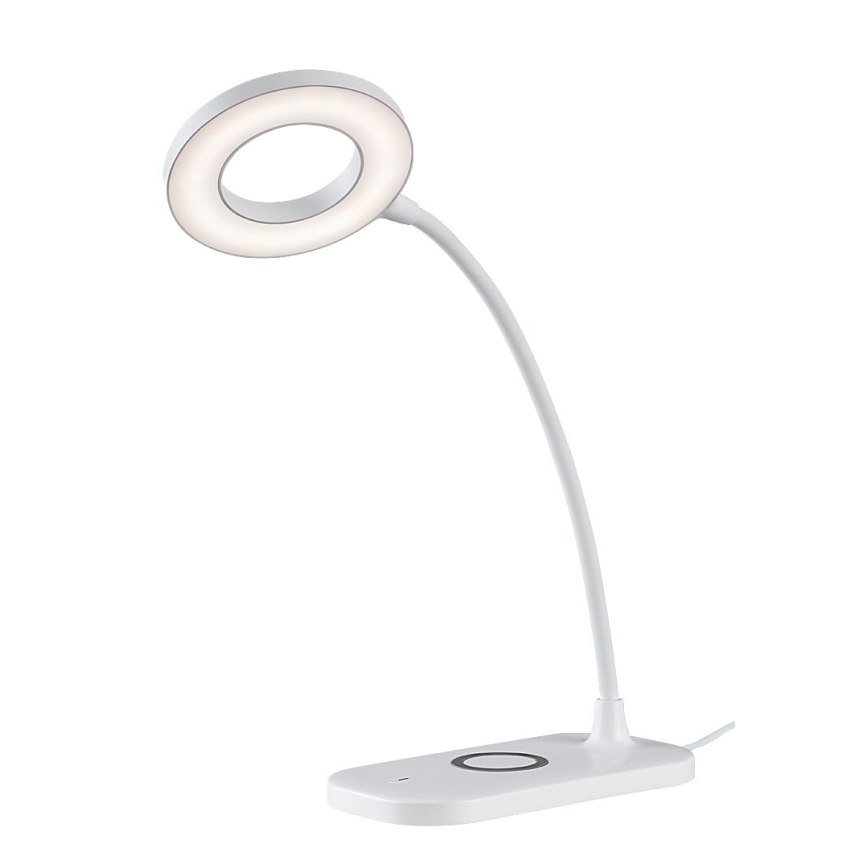 Rabalux - LED Himmennettävä kosketuspöytävalaisin langattomalla latauksella LED/5W/5V 2700-6000K valkoinen