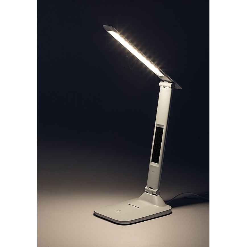 Rabalux - Himmennettävä LED-pöytävalaisin näytöllä LED/5W/5V 2600mAh 3000-6000K