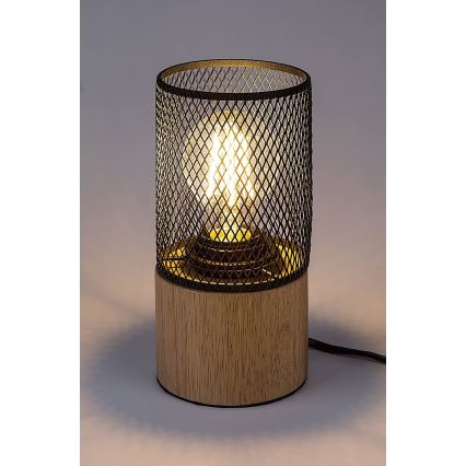 Rabalux - Pöytävalaisin 1xE27/25W/230V pyökki