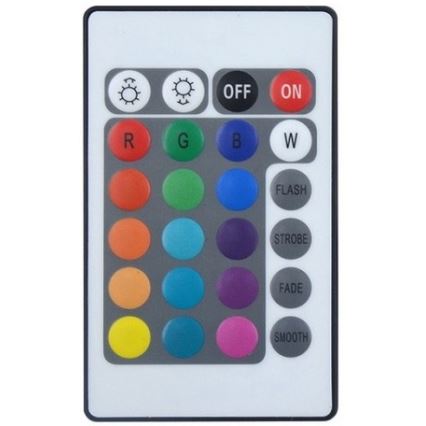 Rabalux - LED RGB himmennettävä lattialamppu LED/19W/230V + kauko-ohjaus
