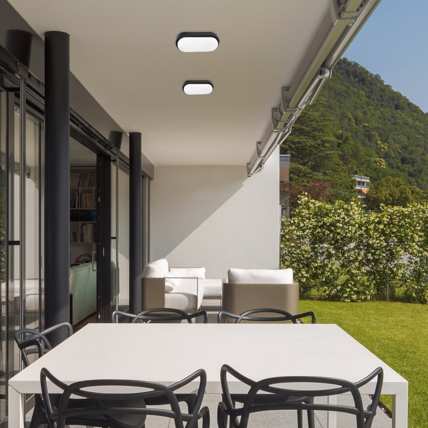 Rabalux - LED Ulkokattovalaisin LED/15W/230V IP54 musta