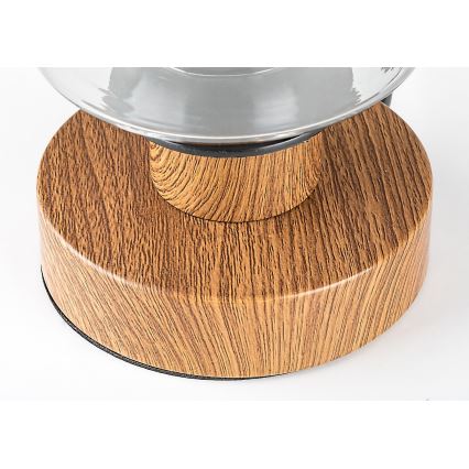 Rabalux - Pöytävalaisin 1xE27/25W/230V tammi