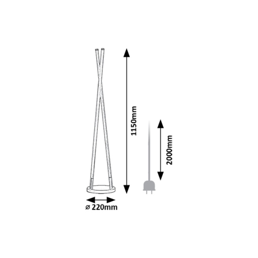 Rabalux - LED-lattiavalaisin LED/28W/230V 3000K