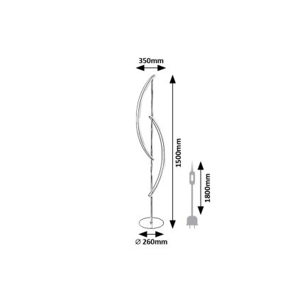 Rabalux - LED-lattiavalaisin LED/30W/230V
