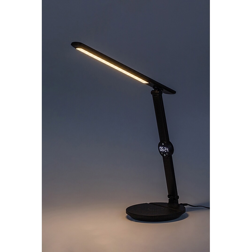 Rabalux - Himmennettävä LED-kosketuspöytävalaisin kanssa näyttö LED/9W/230V 3000/4000/6500K