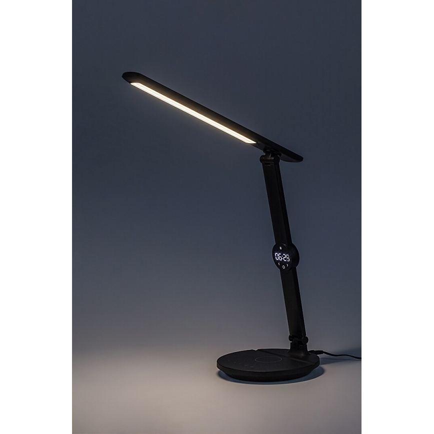 Rabalux - Himmennettävä LED-kosketuspöytävalaisin kanssa näyttö LED/9W/230V 3000/4000/6500K