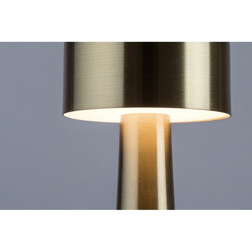 Rabalux - LED Ladattava kosketus pöytävalaisin LED/2,7W/5V 1200mAh 3000/4000/6000K kulta