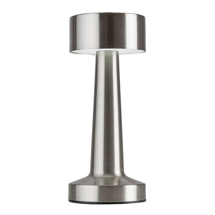 Rabalux - LED Ladattava kosketuspöytävalaisin LED/2,7W/5V 1200mAh 3000/4000/6000K mattakromi