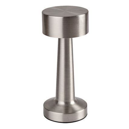 Rabalux - LED Ladattava kosketuspöytävalaisin LED/2,7W/5V 1200mAh 3000/4000/6000K mattakromi