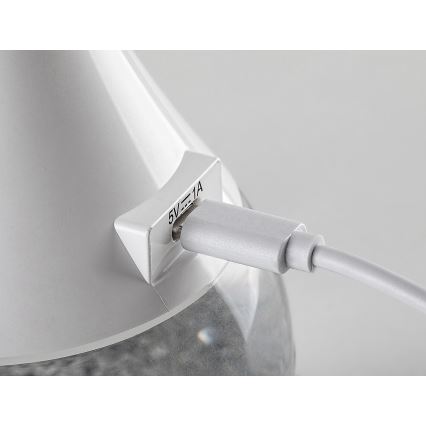Rabalux - LED RGB Himmennettävä pöytävalaisin LED/4W/230V valkoinen