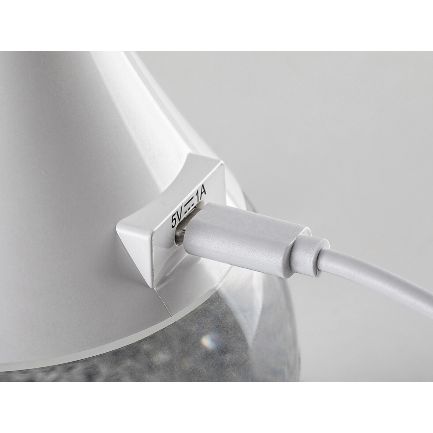 Rabalux - LED RGB Himmennettävä pöytävalaisin LED/4W/230V valkoinen