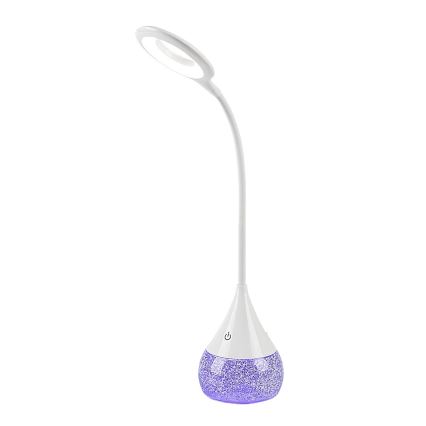Rabalux - LED RGB Himmennettävä pöytävalaisin LED/4W/230V valkoinen