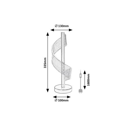 Rabalux - LED-pöytälamppu LED/6W/230V 3000K