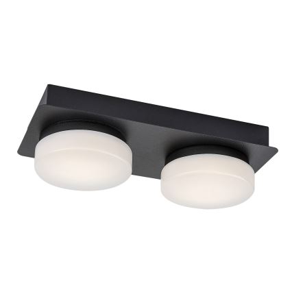 Rabalux - LED Kattovalaisin Kylpyhuoneeseen 2xLED/5,5W/230V IP44 musta