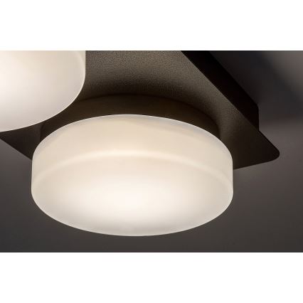 Rabalux - LED-kylpyhuonekattovalaisin 2xLED/5,5W/230V IP44 musta