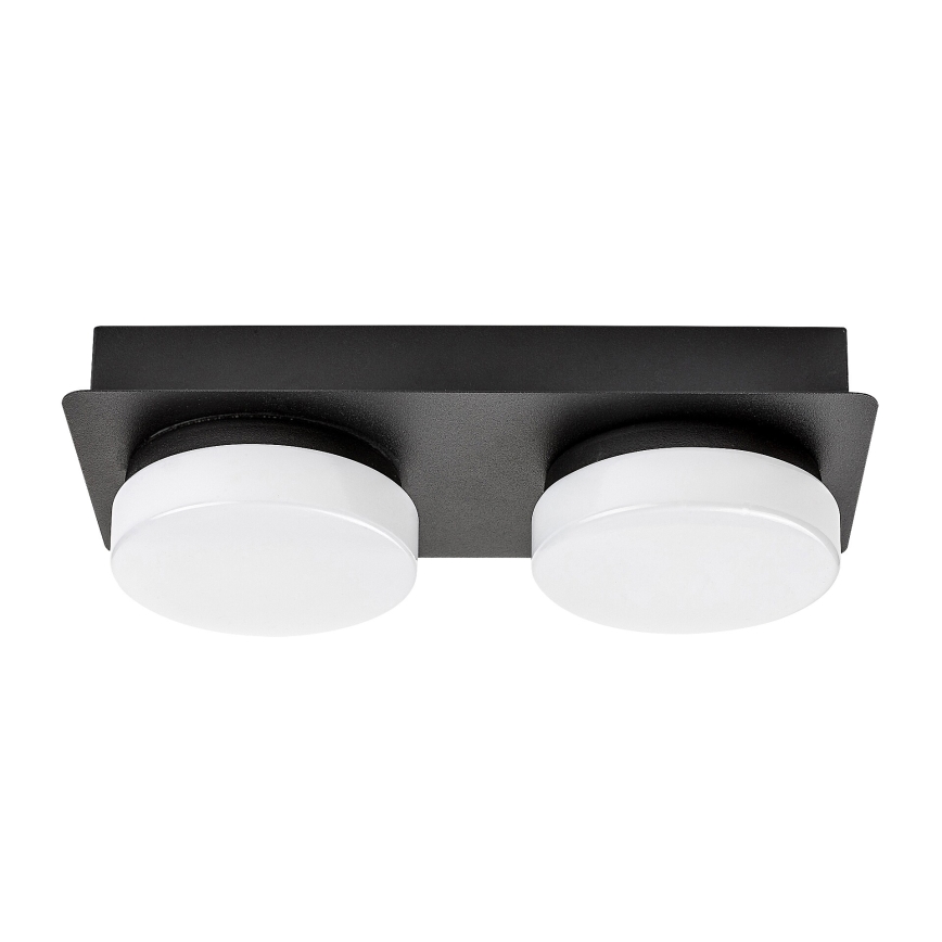 Rabalux - LED-kylpyhuonekattovalaisin 2xLED/5,5W/230V IP44 musta