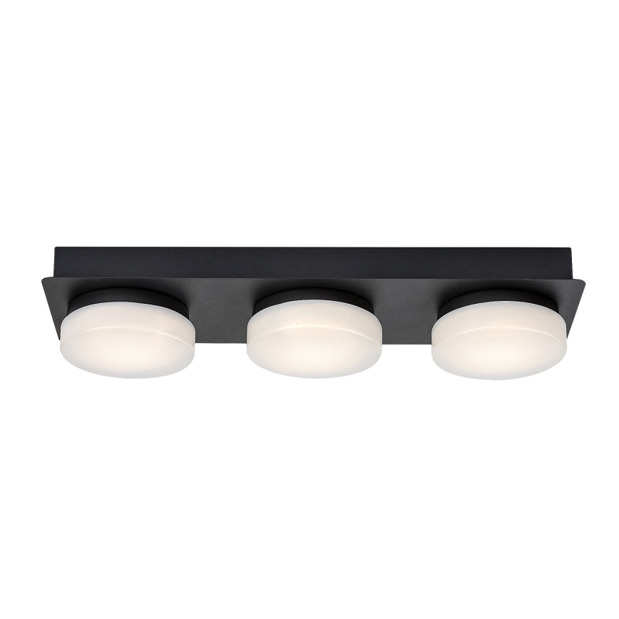 Rabalux - LED Kattovalaisin Kylpyhuoneeseen 3xLED/6W/230V IP44 Musta