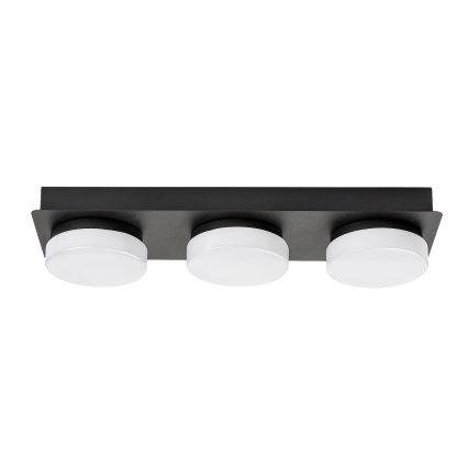 Rabalux - LED-kylpyhuonekattovalaisin 3xLED/6W/230V IP44 musta