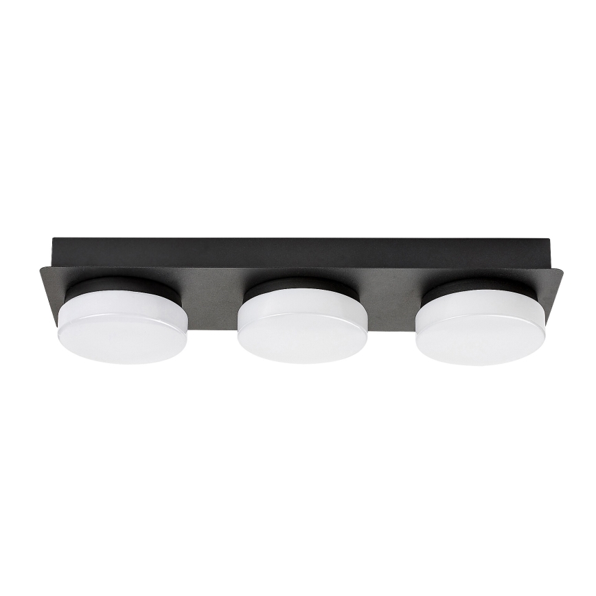Rabalux - LED-kylpyhuonekattovalaisin 3xLED/6W/230V IP44 musta
