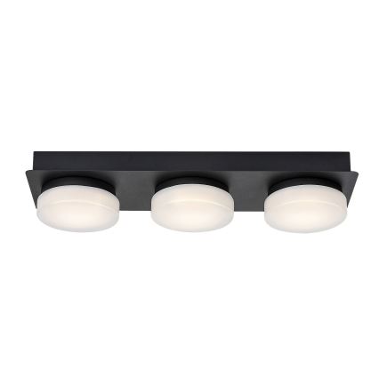 Rabalux - LED-kylpyhuonekattovalaisin 3xLED/6W/230V IP44 musta