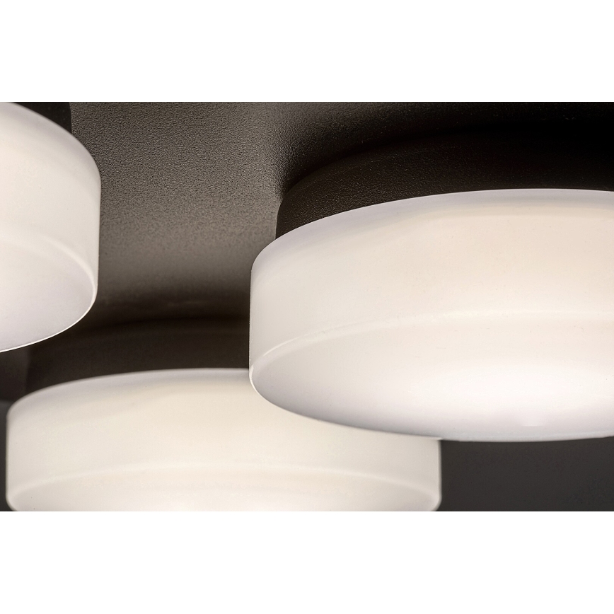 Rabalux - LED-kylpyhuonekattovalaisin 4xLED/5,2W/230V IP44 musta