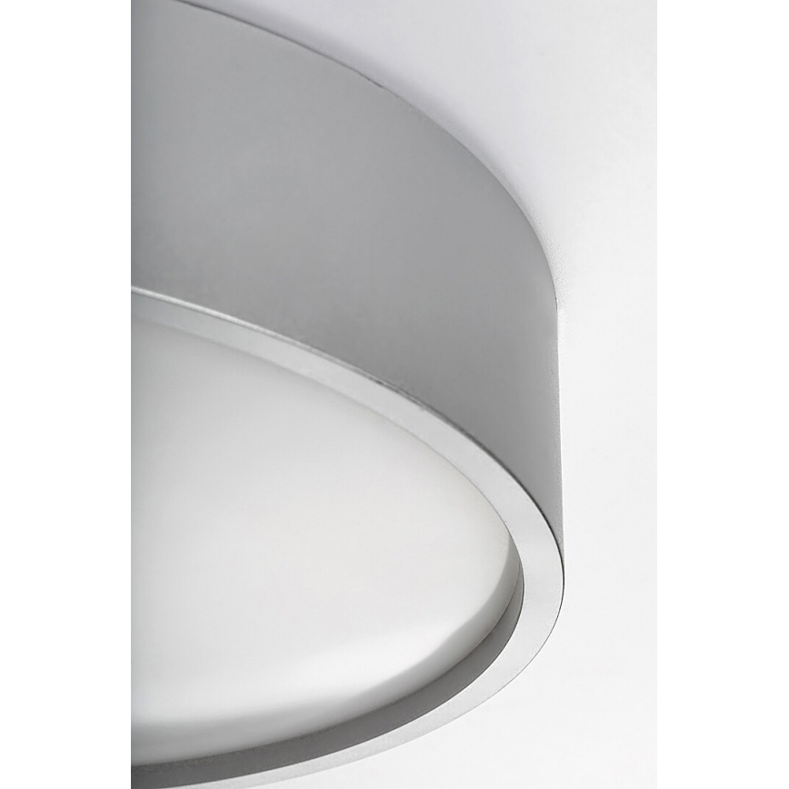 Rabalux - LED-kattovalaisin LED/18W/230V IP44 4000K hopea halkaisija 28 cm
